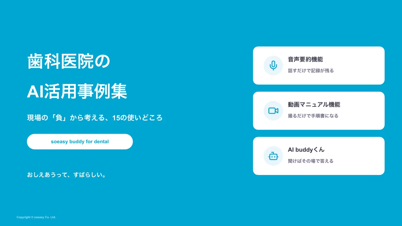 歯科医院のAI活用事例集