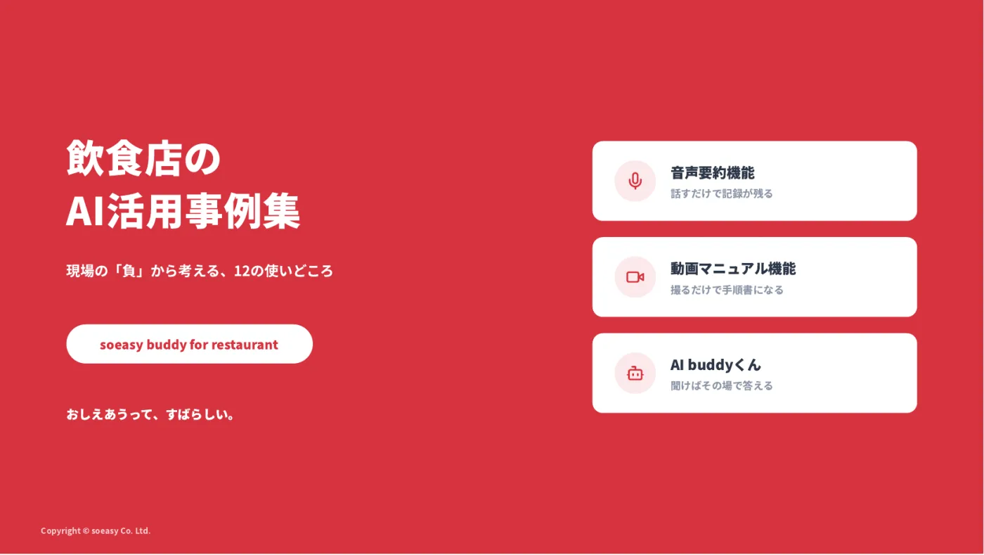 飲食店のAI活用事例集